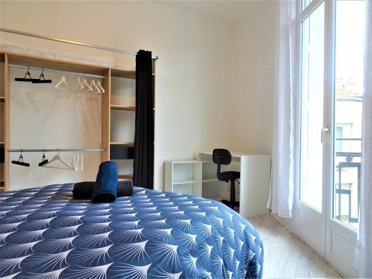 Chambre Privee Et Spacieuse Au Sein D'Un Logement Partage - Central, Quartier Villebourbon - 3 Chambres Doubles - 2 Balcons - Places De Stationnements Gratuites - 5 Min A Pied Gare Et Hypercentre Montauban Exterior photo