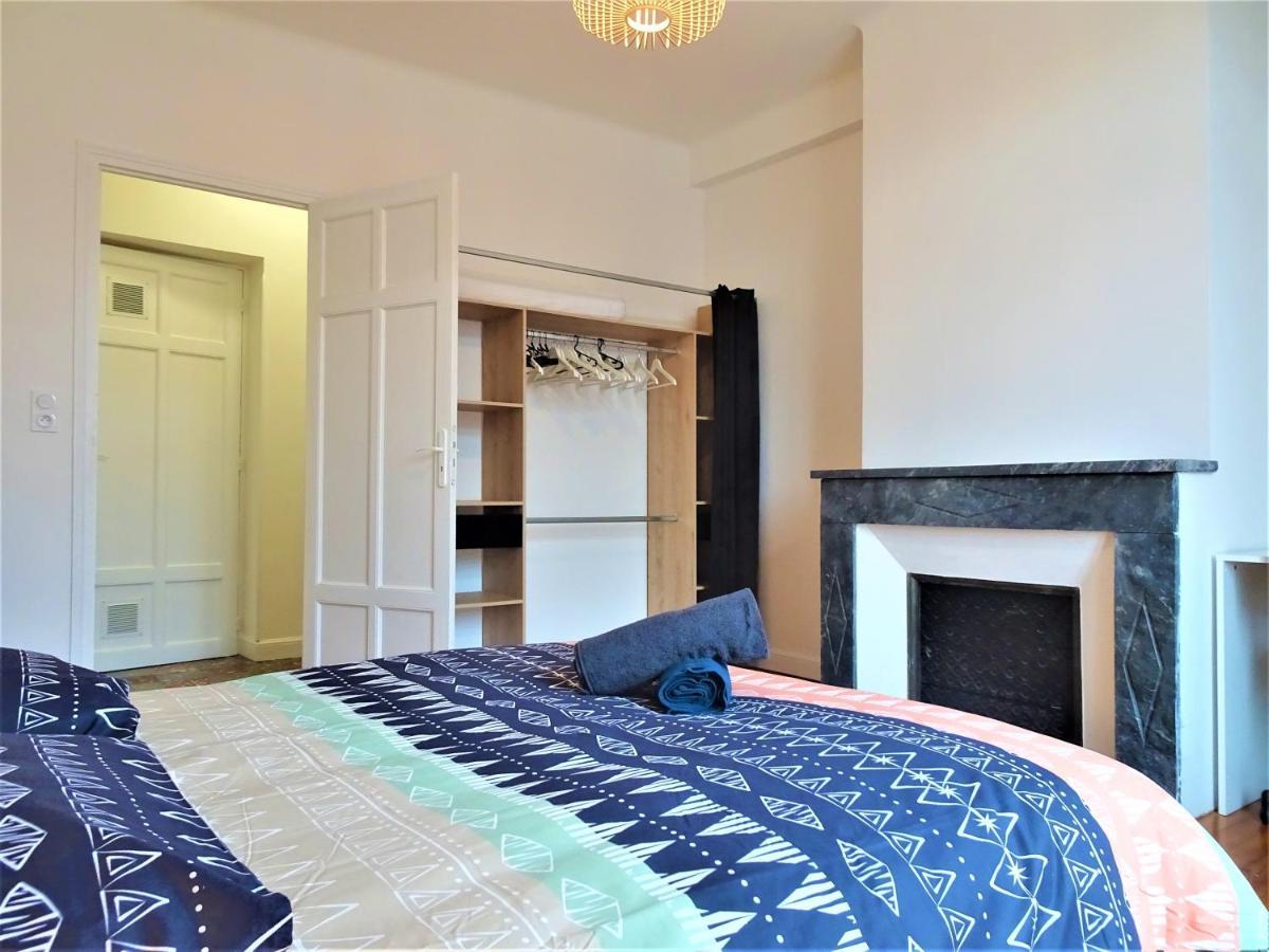 Chambre Privee Et Spacieuse Au Sein D'Un Logement Partage - Central, Quartier Villebourbon - 3 Chambres Doubles - 2 Balcons - Places De Stationnements Gratuites - 5 Min A Pied Gare Et Hypercentre Montauban Exterior photo